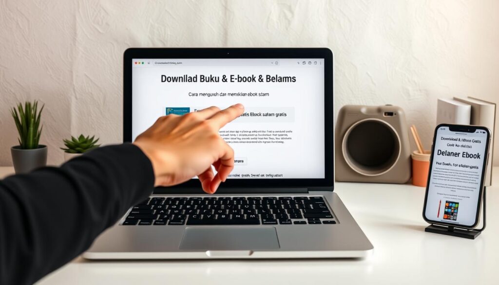 langkah unduh ebook