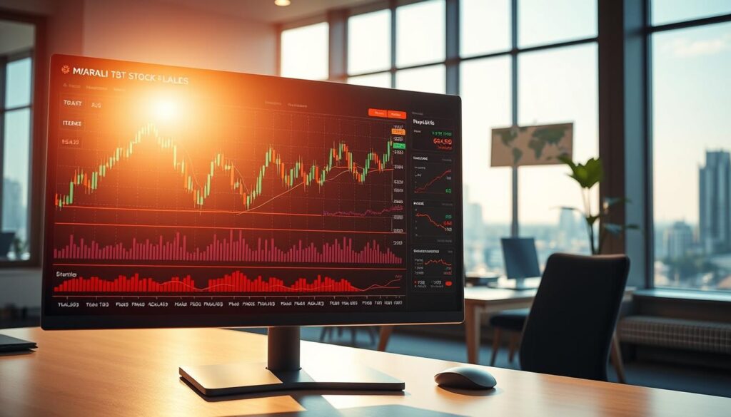 membaca grafik saham